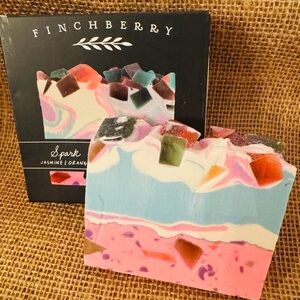 New! Finchberry Spark Jasmine and Orange Handmade Bar Soap